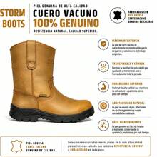 STORM Industrial Work Boot Wellington Type Of High Strength And Maximum Comfort - miel - 查看 3