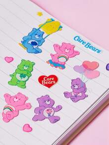 SHEIN X Care Bears 1 Miếng Dán Hình Vẽ Doodle, Thích Hợp Để Dán Lên Điện Thoại Di Động, Máy Tính Xách, Quà Tặng Thời Trang - Nhiều màu - Xem 4