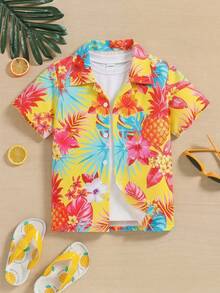 Áo thun in hình dễ thương dành cho bé trai tuổi teen, thích hợp cho đi biển, kỳ nghỉ và du lịch. - Nhiều màu - Xem 8
