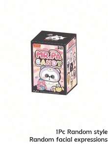 TOYCITY Blind Box (Non- Filling),MR.PA Candy Panda Collectible Figurine Blind Box Series, 6 Regular + 1 Hidden Candy Jar Design, Premium ABS Plastic Art Toy, Vibrant Fade-Resistant Desk Decor For Home & Office, Portable Travel Accessory, Perfect Birthday & Holiday Gift For Friends, Family, Collectors & Kawaii Enthusiasts,Cute Fluffy Cartoon Panda Decoration Ornament - Tide play blind box - View 12
