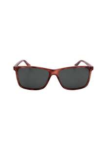 Polaroid نظارات شمسية رجالية باللون الأحمر هافانا - Red Havana - مشاهدة 2