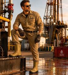 STORM Industrial Work Boot Wellington Type Of High Strength And Maximum Comfort - miel - 查看 4