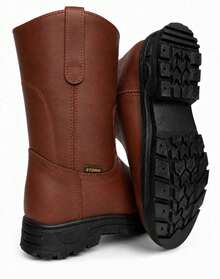 STORM Industrial Work Boot Wellington Type Of High Strength And Maximum Comfort - Cafe - 查看 5
