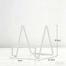 1PC Multi-Function Plate Rack - Durable Metal Display Rack, Can Be Used To Display Plates, Books, Photos - Ideal For Home Decor And Art Display - Multicolor - View 12