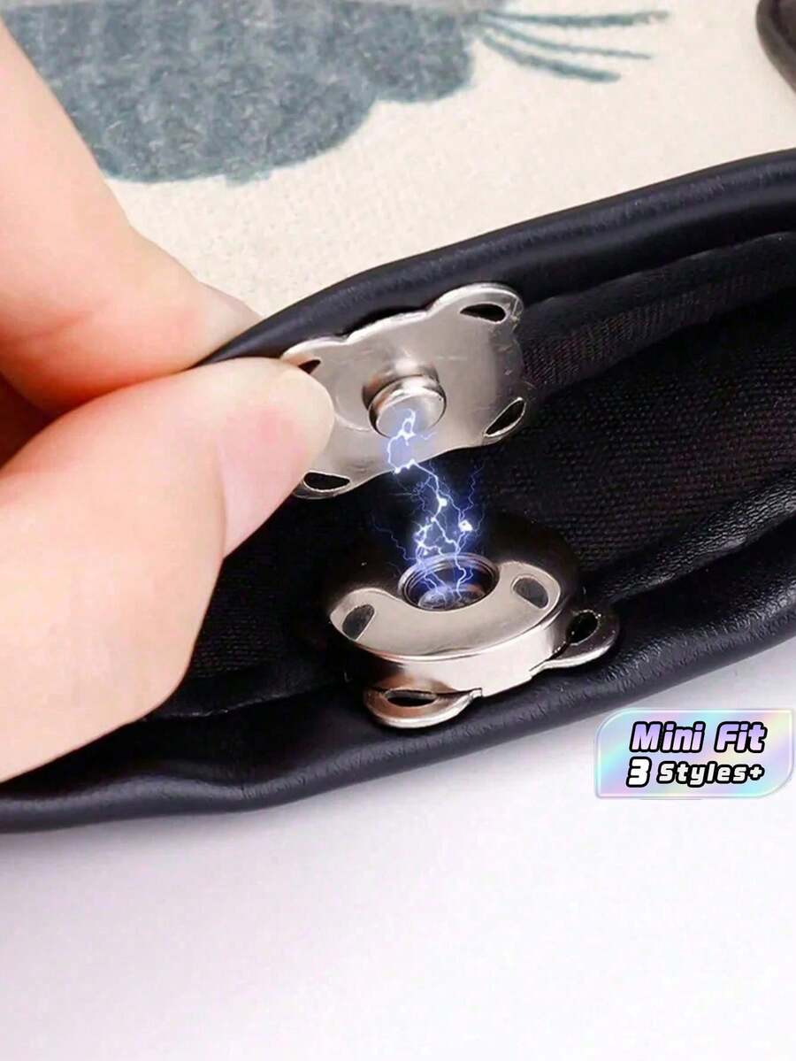 12 Pairs Magnetic Invisible Snap Fasteners,Plum Magnetic Snap Closures,Sewing Buttons,Metal Invisible Sew On Button,Purse Thumb Lock Clasps Fasteners,For DIY Making Craft Bag Purse Buckle Accessories Replacement,Shoulder Bag Handbag, Bag Accessories Wallet Fasteners Wallet Buckle,14mm Craft Knitting Buttons Sets Bag Buttons,Magnetic,Sewing, Craft, Purses, Bags, Clothes, Cartoon Magnetic Buttons For Sewing, DIY Buttons - multicolor - View 1