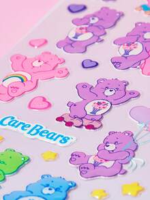 SHEIN X Care Bears 1 Miếng Dán Hình Vẽ Doodle, Thích Hợp Để Dán Lên Điện Thoại Di Động, Máy Tính Xách, Quà Tặng Thời Trang - Nhiều màu - Xem 2