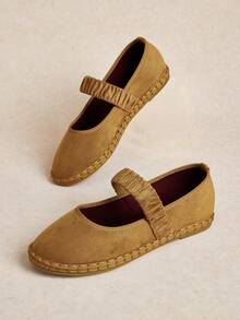 Rosivie Women Flats - Apricot - View 12