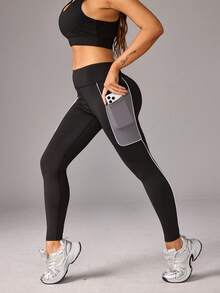 Easithlete Quần áo cưỡi ngựa nữ - màu đen - Xem 2