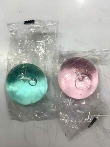 POKOJA LAND 2个可塑形慢回弹蓝色椰子油手工挤压球，6厘米圆形麦芽减压挤压玩具，适合作为理想的节日礼物、趣味可爱礼物、生日礼物、复活节礼物、万圣节礼物、圣诞节礼物、派对礼品填充物。 - 彩色 - 查看 11