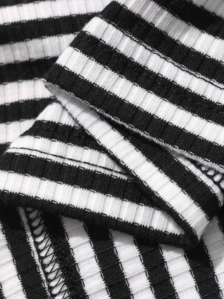 Women's Striped Long Sleeve Zip-Up Hooded Sports Jacket