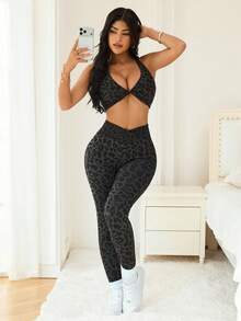 SHEIN Dewbera Set bộ đồ thể thao - Xám - Xem 4
