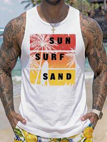 Torvinic Men Tank Tops - White - View 1