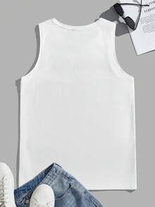 Torvinic Men Tank Tops - White - View 6