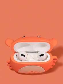 1 3D Cute Alien Bluetooth Earphone Case, Compatible With Apple EarPods 1/2/3/4/Pro/Pro2, Featuring Beach Crab And Cute Spring Pig Designs - Multicolor - View 2
