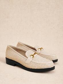 Rosivie Talons hauts à décoration métallique à la mode pour un port quotidien pour femmes - Beige - Voir 9