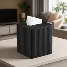 Penutup Kotak Tisu Kulit PU dengan Penutup Hisap Magnetik, Tempat Tisu Persegi Modern, Kotak Penyimpanan Dekoratif, Cocok untuk Meja Kamar Mandi, Meja Samping Tempat Tidur, Kamar Tidur, dan Meja Kantor (Warna Teh Susu) - MultiWarna - View 14