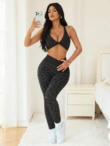 SHEIN Dewbera Set bộ đồ thể thao - Xám - Xem 3