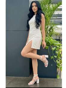 Sandalia de tacon - BLANCO - Ver 3