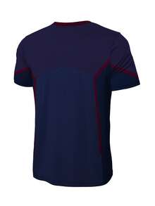 Sport MetroGents Camiseta deportiva de manga corta con cuello redondo y estampado botánico para hombres, para entrenamiento de verano y running, camiseta negra, camiseta de araña, ligera, pa - Multicolor - Ver 2