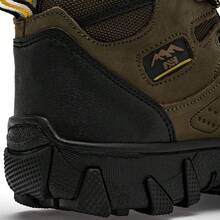 Mountain Boot For Outdoor Leather Cut - cafe - View 3