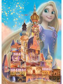 Ravensburger Disney Castle Collection - Disney Castles: Rapunzel 1000Pieces Adults Puzzles Age 14Years+ 12000264 - Multicolor - View 2
