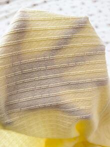 Teen Girl Girls Solid Yellow Textured Knit Fabric Summer Camisole,Elegant Color Suitable For Vacation,Casual,Home - Yellow - View 7