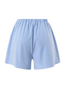 Swim Oasis 2026新款春夏女士两件式泳衣带裙，特殊面料沙滩度假优雅休闲泳装套装 - 藍色 - 查看 6