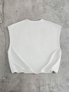 AXEPEAK Áo tank top nam thời trang, gợi cảm, cổ chữ V sâu - trắng - Xem 4