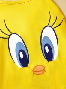 LOONEY TUNES X SHEIN 1 Cute Cartoon Printed Pet Vest, Universal For Cats And Dogs, Sizes From XXS To XXXXXL, From Extra Small To Extra Large, Tweety - Yellow - View 4
