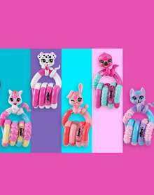 1pc Tangle Pets Fidget Toy Set, Connectable Animal Chain Toy Flexible Twist Link Figure Collectible Desk Play Stress Relief Fun Accessory - Multicolor - View 10
