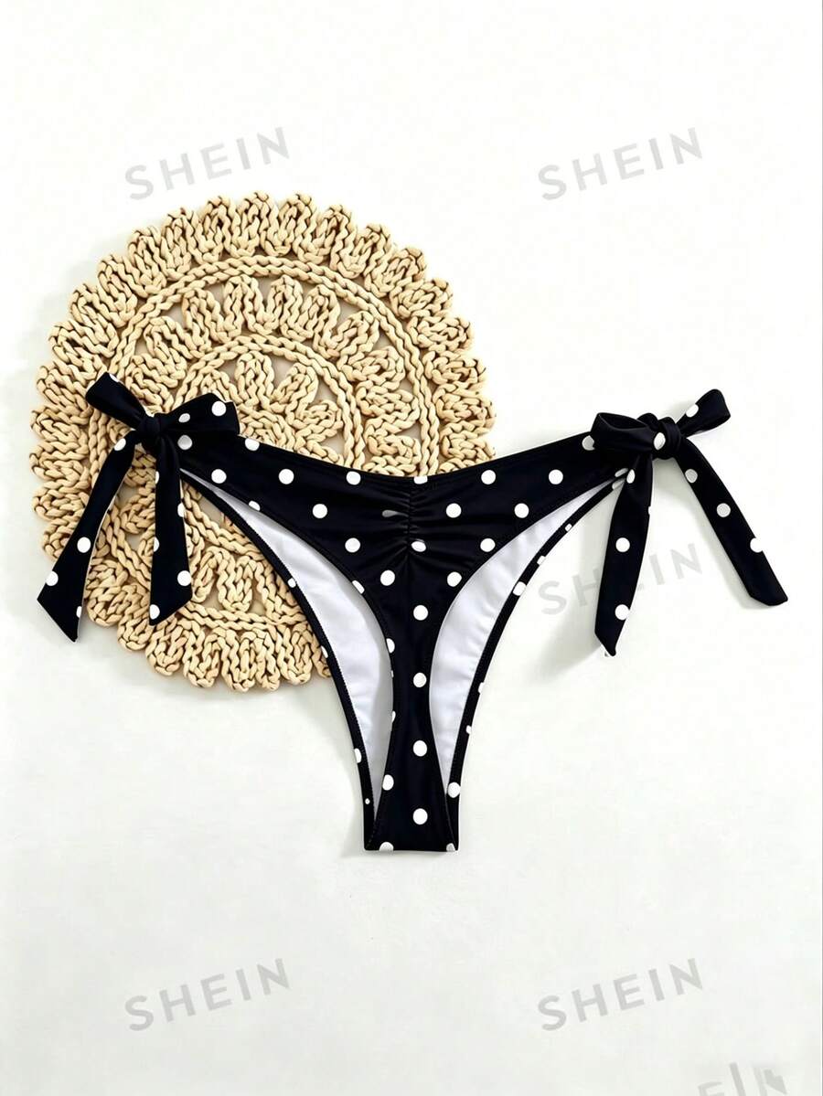 Swim Basics Bottom de traje de baño de unicolor minimalista talla grande, apta para uso diario, vacaciones de verano en la playa - Multicolor - Ver 1