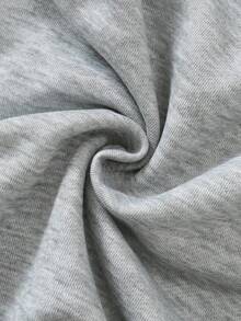 Bộ 4 món áo nỉ dài tay in chữ dễ thương và quần cạp chun cho bé trai/bé gái, quần áo trẻ em unisex, mùa thu - Nhiều màu - Xem 8