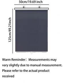 No Drill Installation, Worry-Free And No Wall Damage: No Need For Drilling, No Tools Required, Fixed With Suction Cups/Adhesive, Suitable For Rental Homes And Households. Effective Blackout, Creates A Comfortable Environment: High-Density Fabric Effectively Blocks External Light, Suitable For Balcony/Kitchen To Shield Strong Light And UV. - full shading - View 6