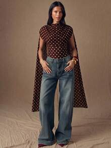 Body ajustado con cuello redondo y cinta color borgoña para mujeres, adecuado para graduación, ocasiones formales, fiestas de cóctel, citas románticas, capa base de otoño/invierno, - Café integral 2 - Ver 3