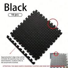 Heavy Gym Floor, Anti-Skid Exercise Mat, Interlocking EVA Foam Exercise Mat - Anti-Skid Surface Puzzle Sports Carpet Tile, Durable Protective Floor Suitable For Family Gym, Yoga And Equipment - Easy Connection Design, Thickened Buffer Training Surface, Gym Accessories, Fashionable Matte Effect - multicolor - View 13
