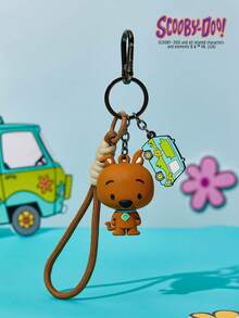 SCOOBY-DOO X POKOJA LAND 金屬鑰匙圈吊飾，可愛卡通造型，合金材質。適合包包掛飾、汽車鑰匙圈、情侶吊飾、書包、生日禮物、背包掛飾、創意包包配件、衣物吊飾。派對、聚會與生日時送給朋友的趣味小禮物 - 彩色 - 查看 5