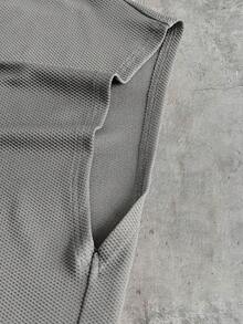 SIGLOCORE Men's  Casual Versatile Daily Outing Top - Grey - View 5