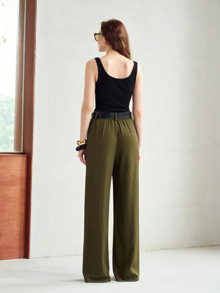 VERSATILE STRAIGHT LEG PANTS, SUITABLE FOR WORK AND COMMUTE, SPRING/SUMMER