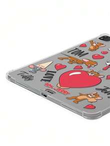 TOM & JERRY X SHEIN Cute Anti-Drop Protective Tablet Protective Case, Suitable For IPad. - Multicolor - View 5