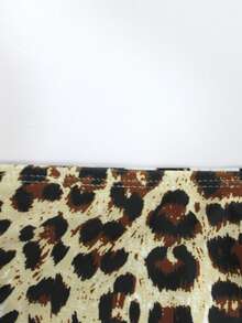 ZELFYO Men's Leopard Print Tight Fit Swim Briefs, Suitable For Summer, Holiday - Brown - View 4