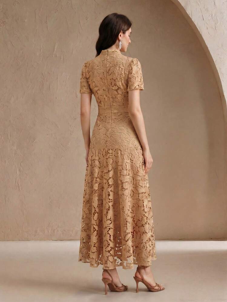 Elegant & Fashionable Embroidered Fabric Design Dress For Women, Summer