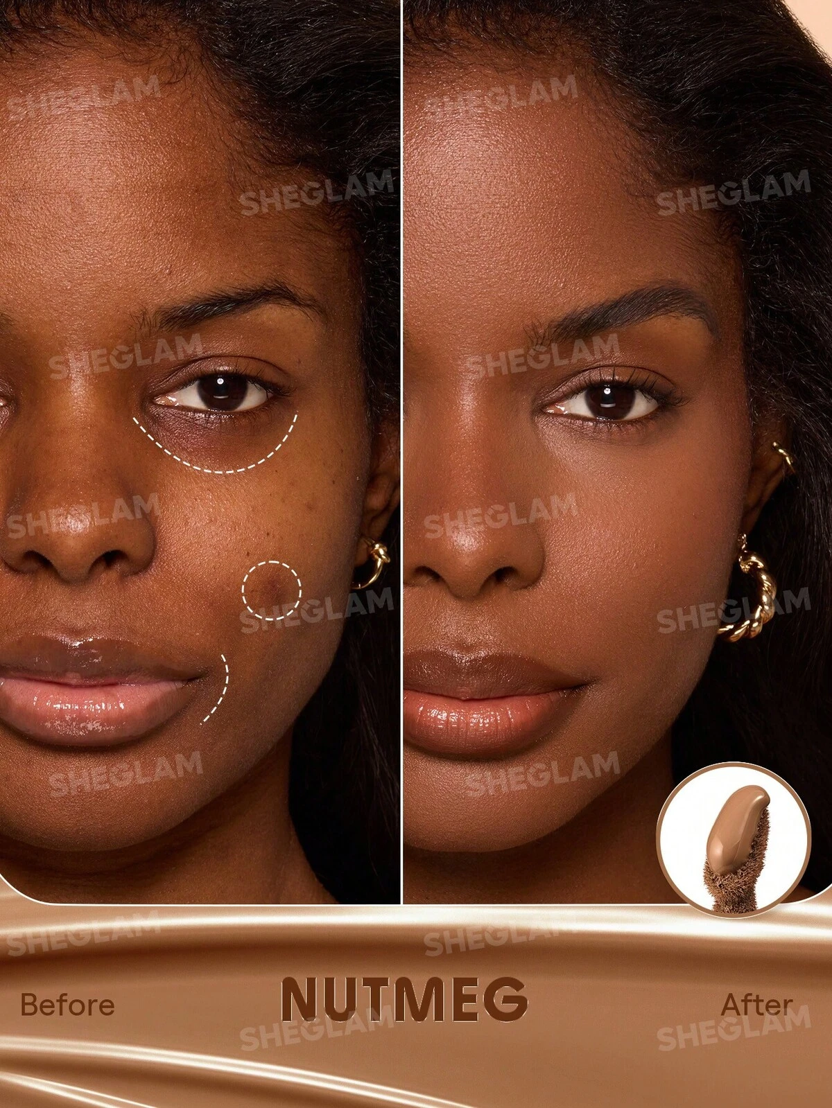 Hideaway Full-Coverage Concealer-Nutmeg