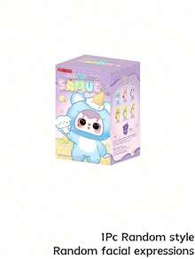 POKOJA LAND Blind Box (Non-Plush Filling), Suitable As Holiday Gift For Friends,6 Regular Editions + 1 Hidden Edition Dessert And Animal Headwear Themed Blind Box, Cute Cherry And Ice Cream Style Collectible Dolls, Mini Dolls With Gingerbread House And Candy Elements, Home Decorations, Display Accessories, Companion Items, Party Gifts, For Friends, Family, Collectors,Spring To Summer - Tide play blind box - View 12