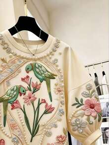Resyla Women's Floral Print Lantern Sleeve Blouse - Multicolor - View 3