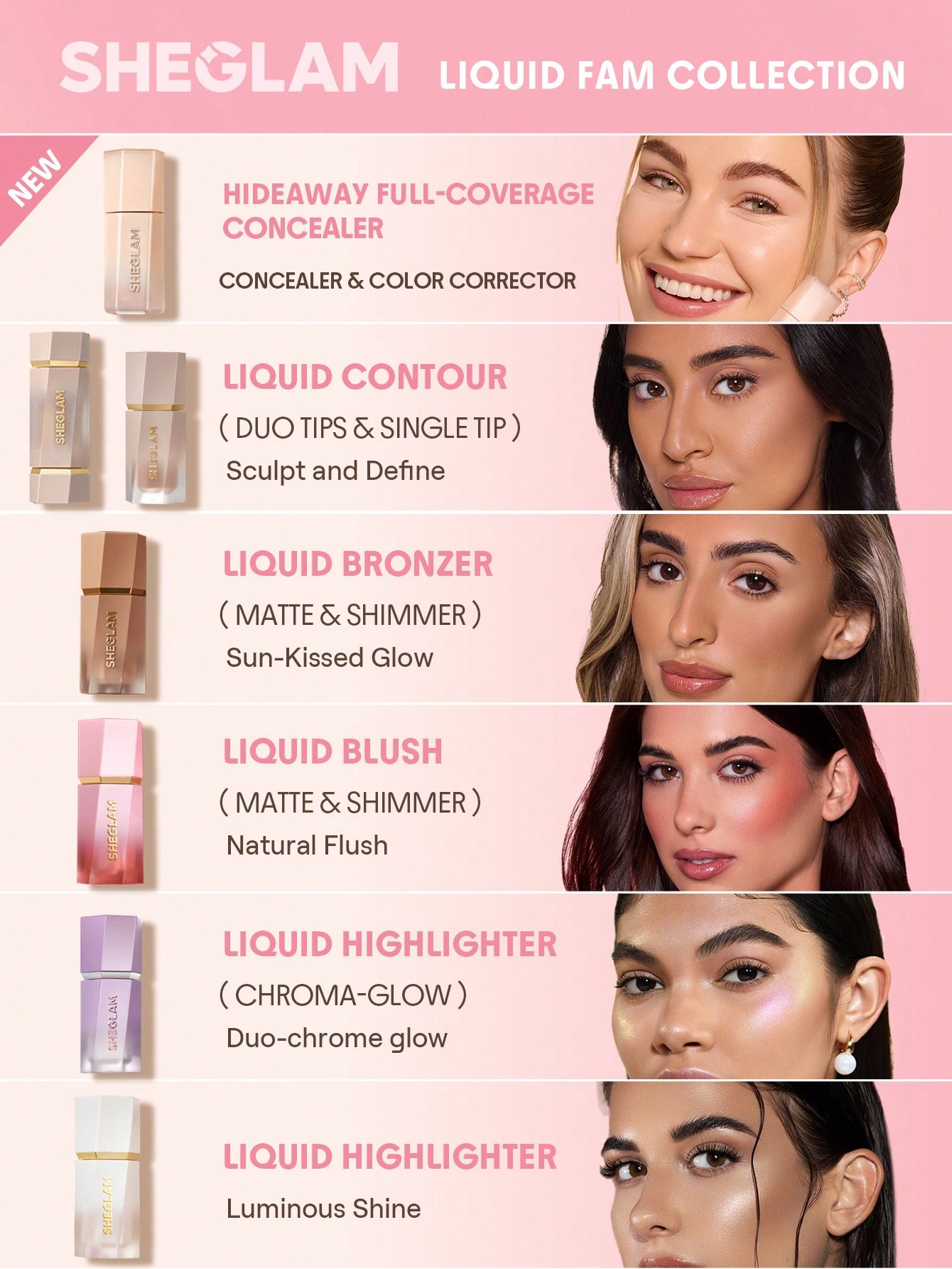 Hideaway Full-Coverage Concealer-Pink 10