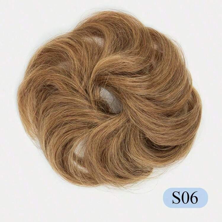 Tóc giả búi rối, tóc nối uốn lượn, tóc búi xoăn, tóc nối kiểu chignon, tóc giả búi xoăn sóng cho nữ kèm dây chun, phụ kiện tóc búi, tóc nối búi dày rối cho nữ, tóc giả búi dày cho nữ, tóc giả búi dày cho lễ hội, quà tặng - Nhiều màu - Xem 19