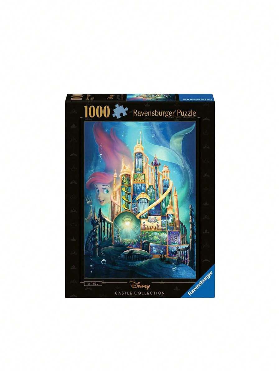 Ravensburger ديزني كاسلز: آرييل 1000 بكسل - متعدد الألوان - مشاهدة 1