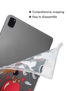 TOM & JERRY X SHEIN Cute Anti-Drop Protective Tablet Protective Case, Suitable For IPad. - Multicolor - View 4