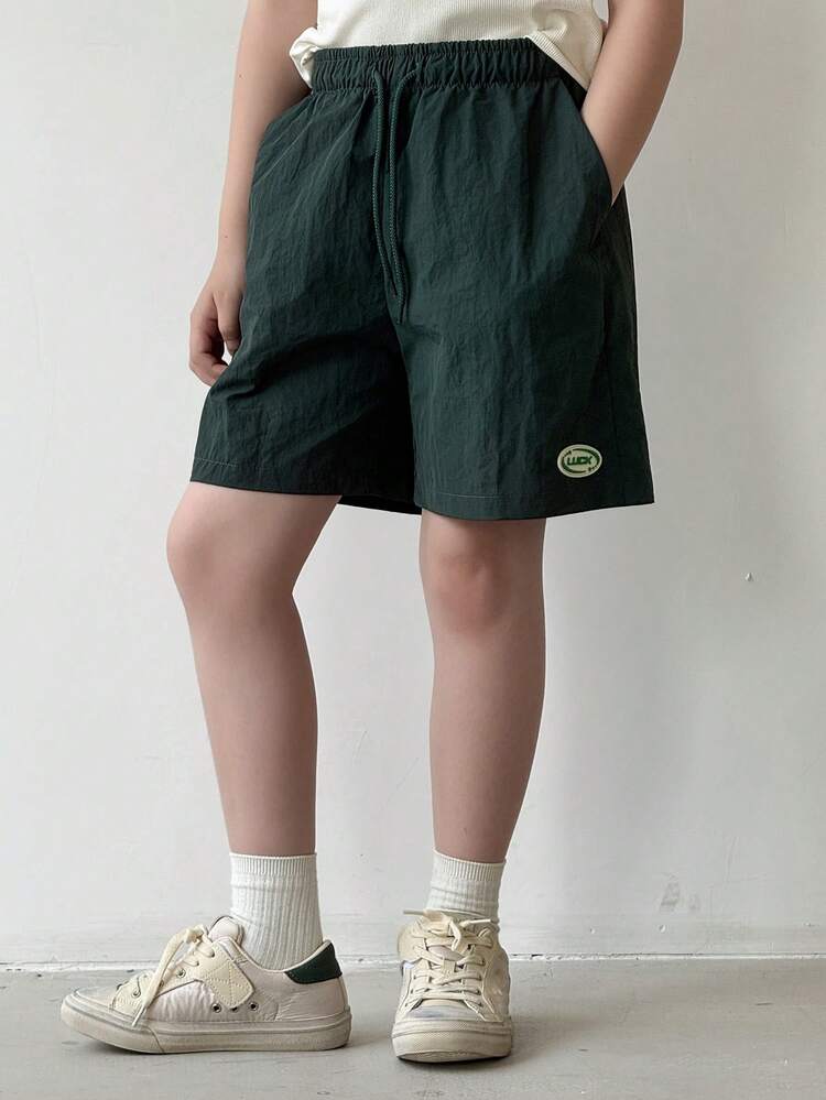 Short Casual Straight Leg Shorts For Older Boys