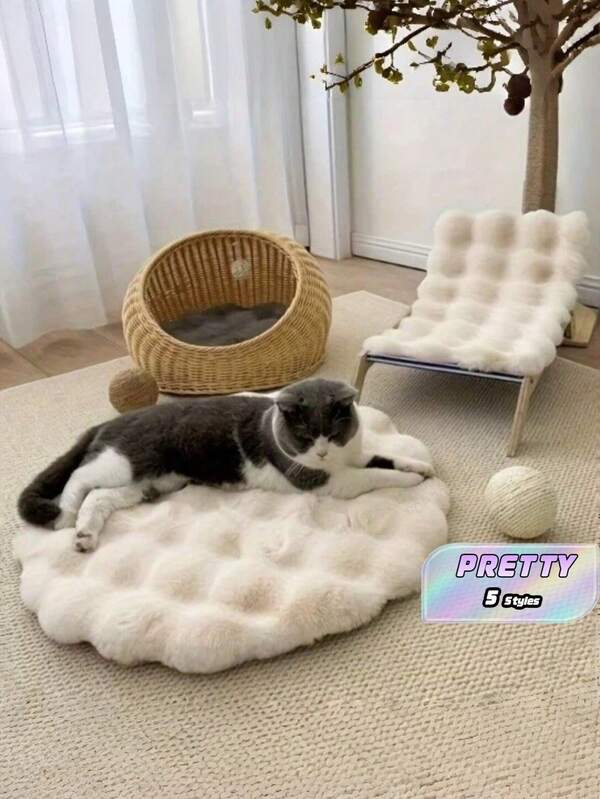 1件装宠物睡垫，冬季宠物毯，狗垫，猫垫，猫睡垫，宠物专用地垫